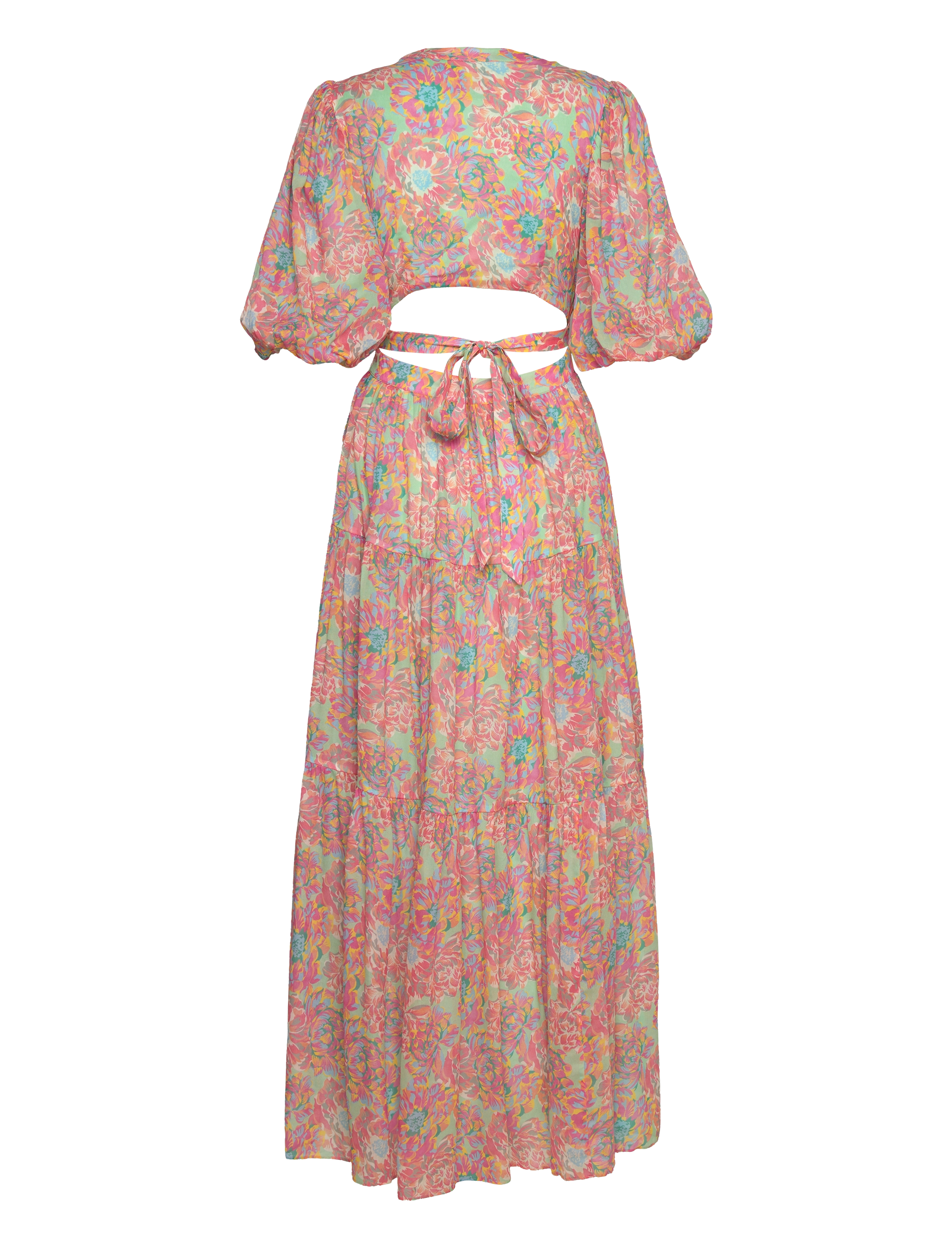 Malina - Sienna maxi dress cut out details - peony - 1
