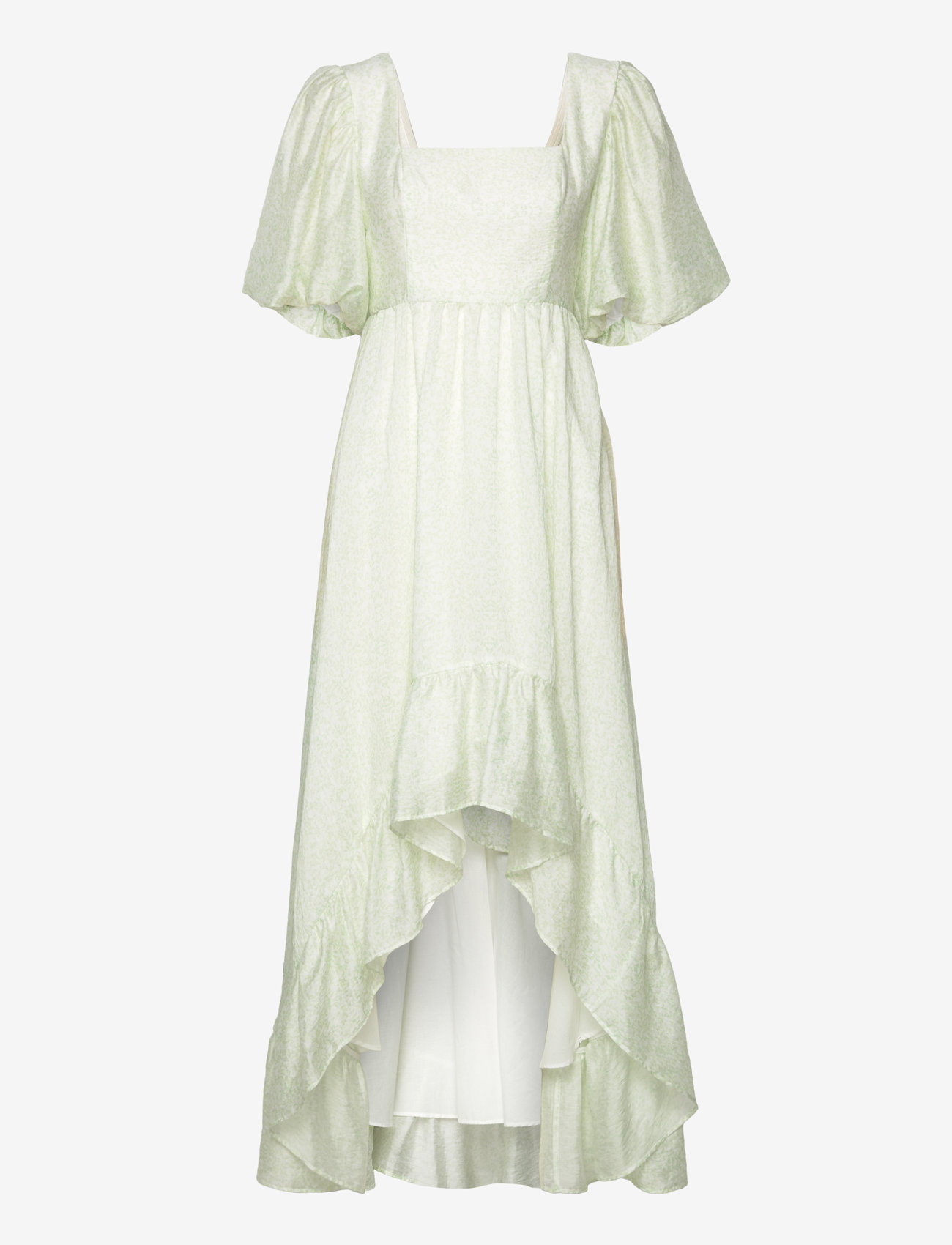 Malina Amina Pouf Sleeve Frill Maxi Dress  maxi dresses  shop at Booztlet