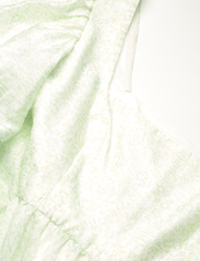 Malina - Amina pouf sleeve frill maxi dress - floral mist mint - 2