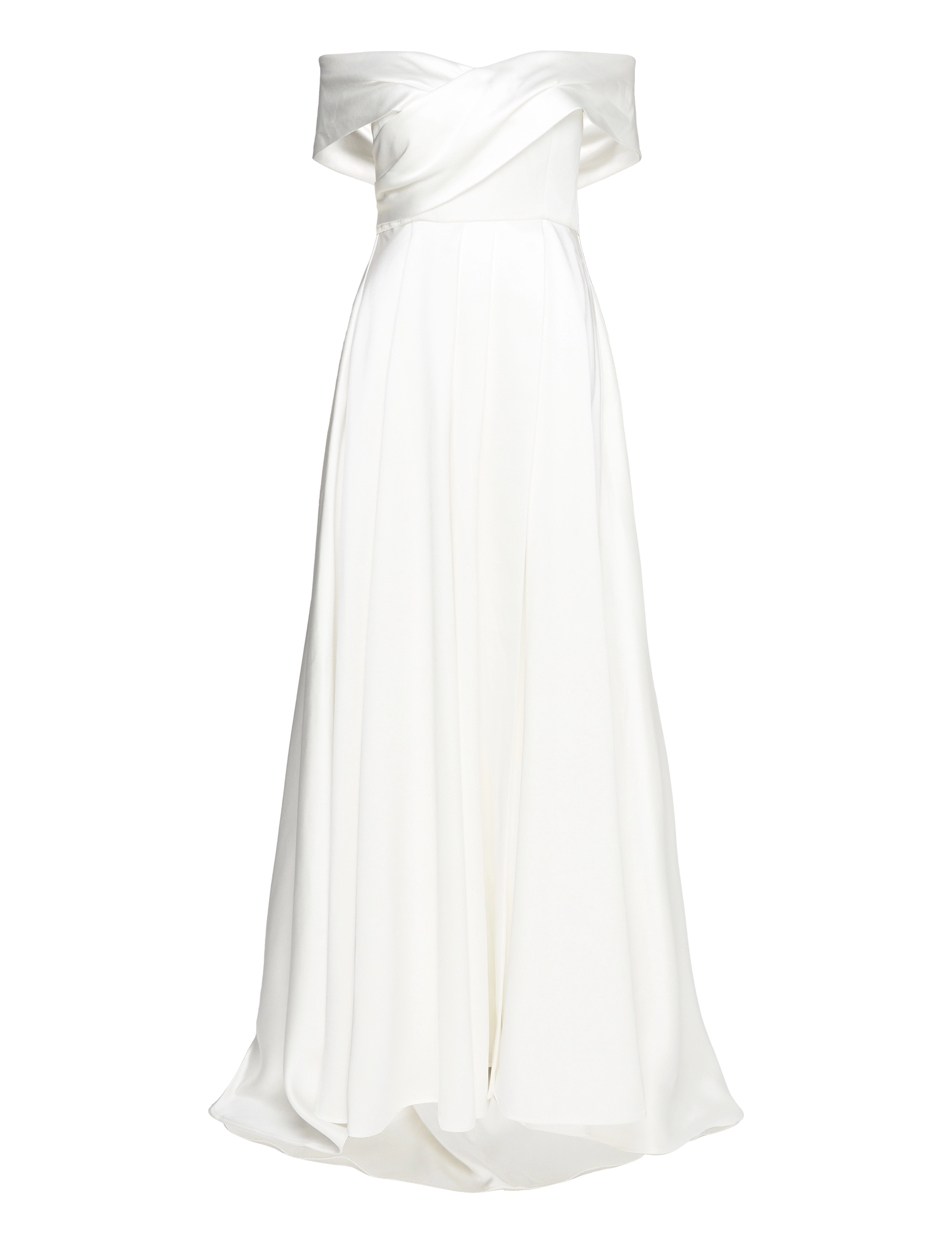 Malina Mila off-the-shoulder slit bridal gown - Brudekjoler - IVORY / cream