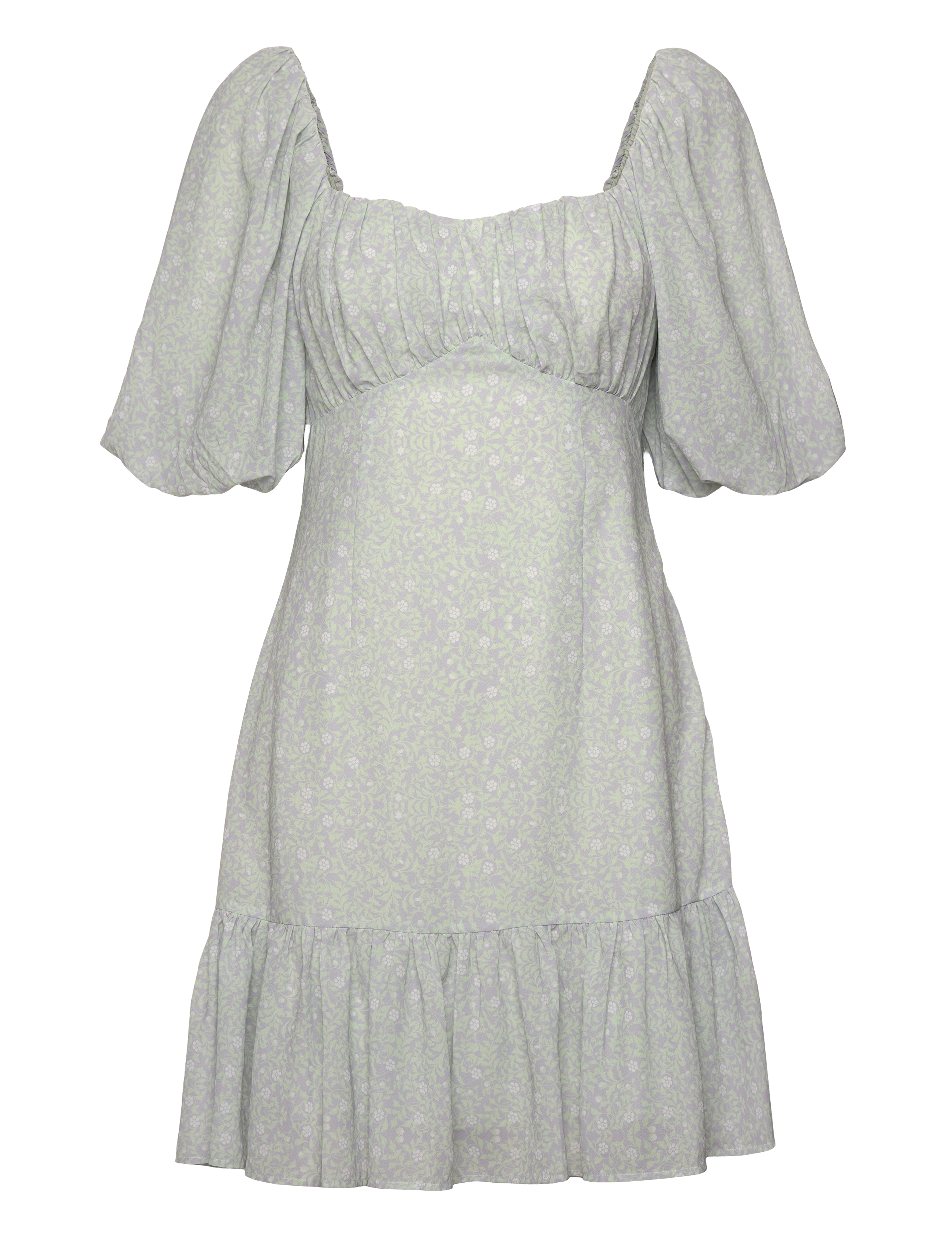 MALINA Adeline Draped Mini Kleid Grau - XS - Damen