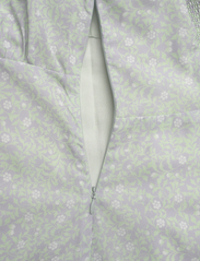 Malina - Adeline draped mini dress - festmode zu outlet-preisen - floral mist violet - 6