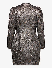 Malina - Catalina polo neck mini dress - odzież imprezowa w cenach outletowych - metallic smoke - 1