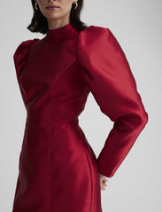 Malina - Catalina polo neck mini dress - odzież imprezowa w cenach outletowych - red - 5