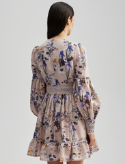 Malina - Taylor silk blend detailed mini dress - summer dresses - fall blooms - 3