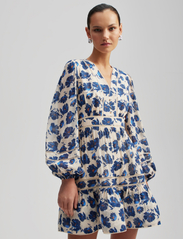 Malina - Ariella printed ruffled mini dress - zomerjurken - poppy - 4