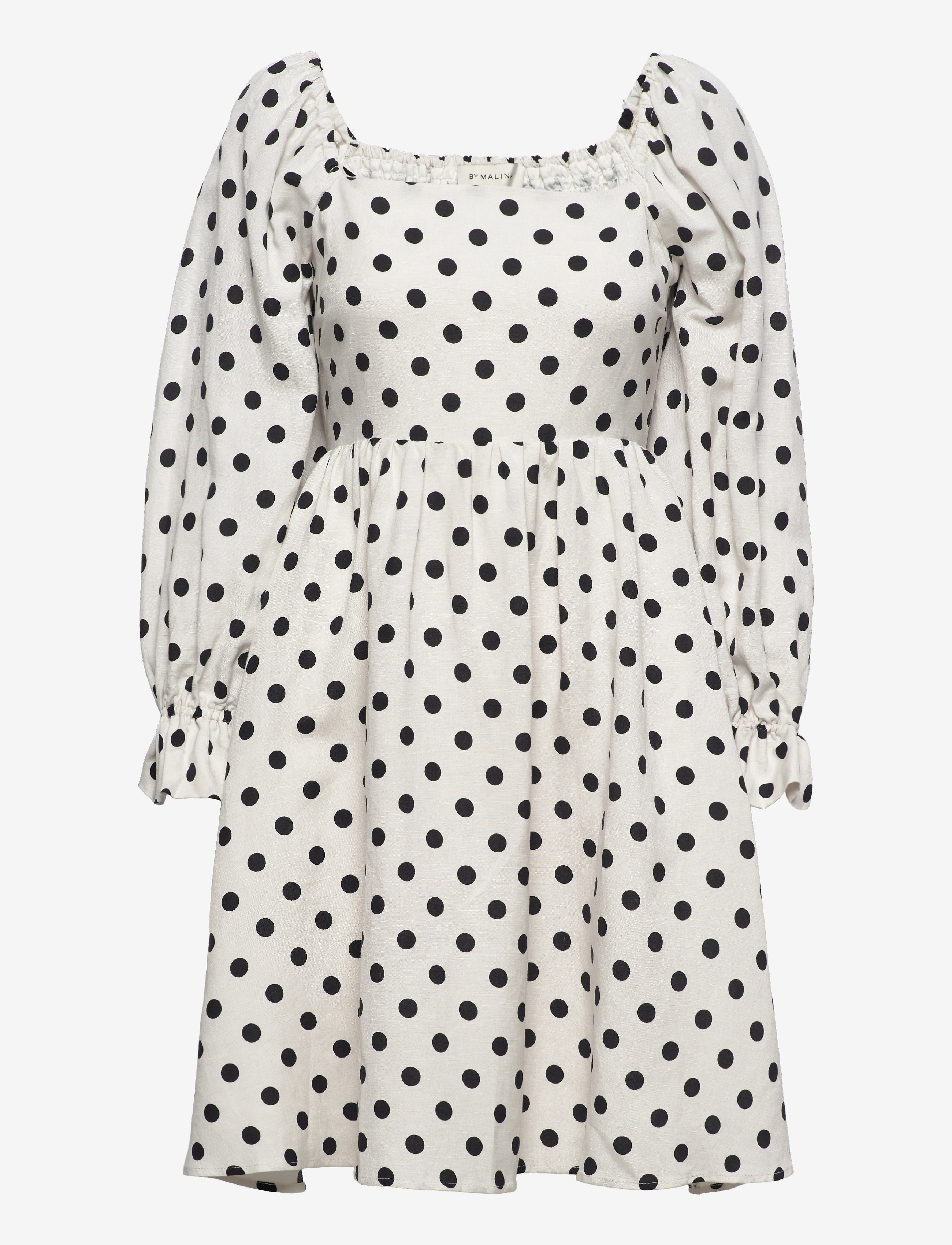 By Malina - Nadine dress - polka-dot cream - 1