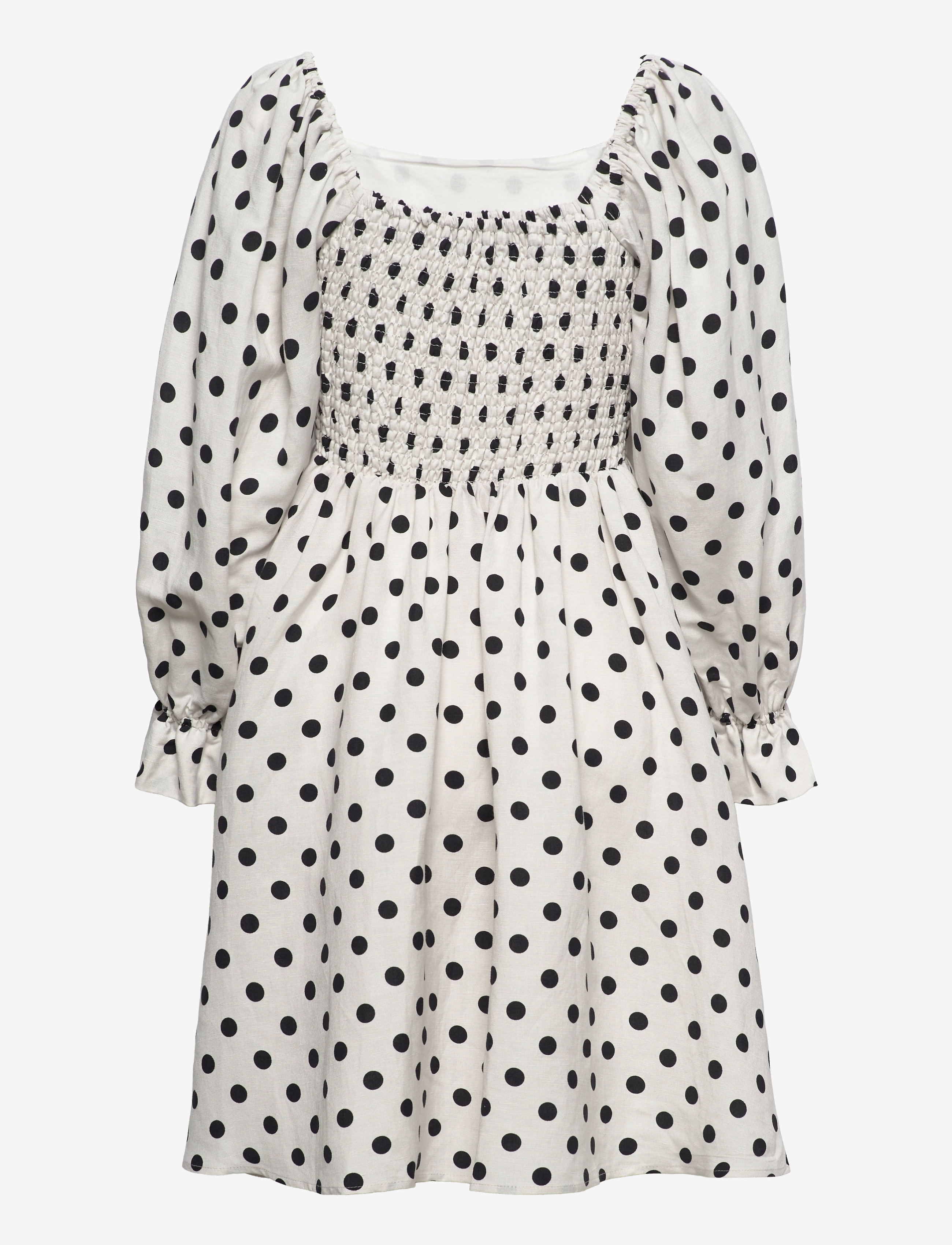 By Malina - Nadine dress - polka-dot cream - 2