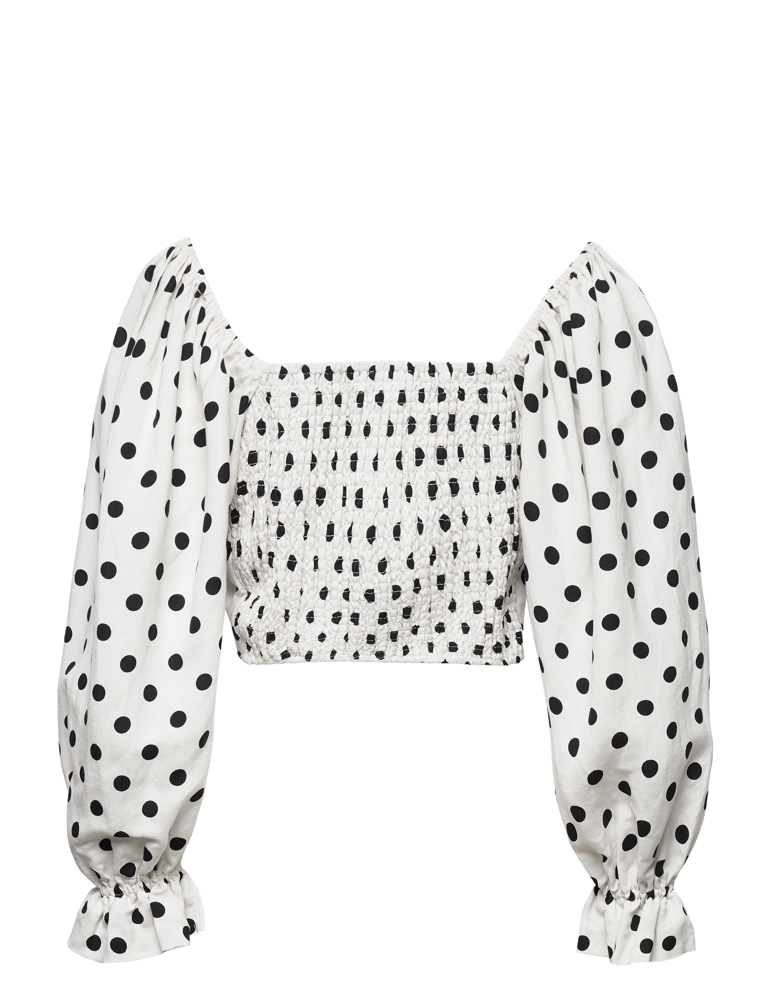 By Malina - Noelle top - polka-dot cream - 1