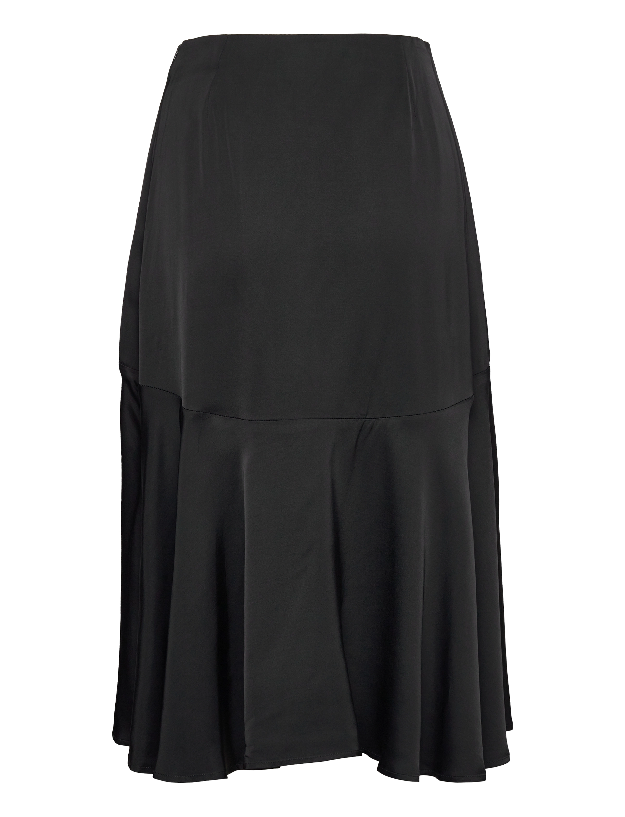 Malina - Bonnie midi skirt with frill - midi nederdele - black - 2