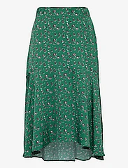 Malina - Bonnie midi skirt with frill - midiskjørt - green leo - 0