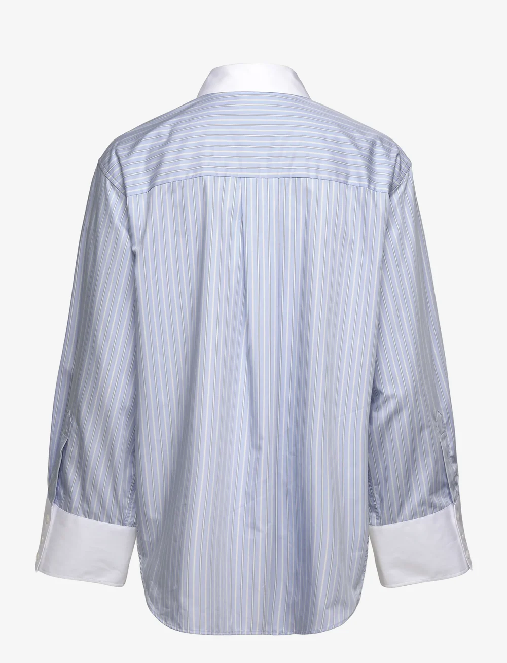Malina - Classic poplin shirt - denimskjorter - light blue stripe - 2