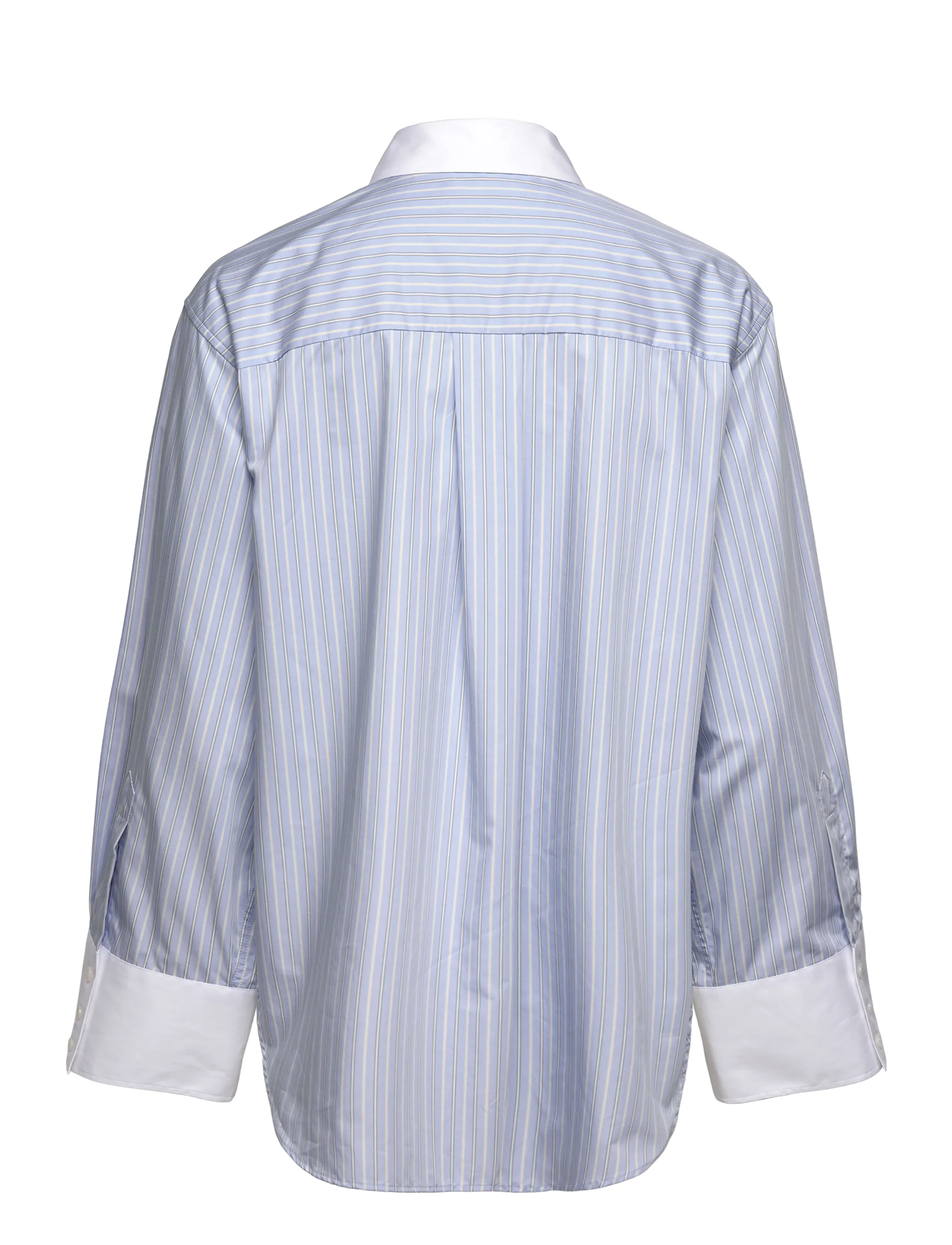 Malina - Classic Poplin Shirt - jeansskjortor - light blue stripe - 2