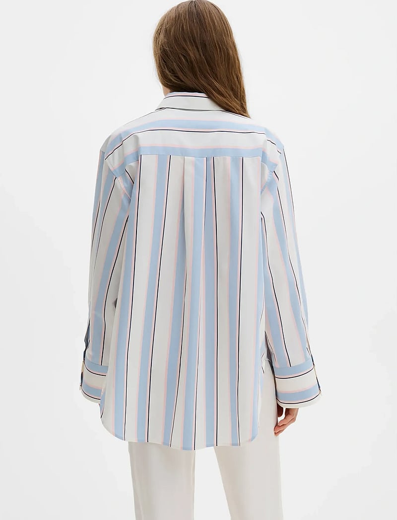 Malina - Classic Poplin Shirt - jeanshemden - sky blue stripe - 2