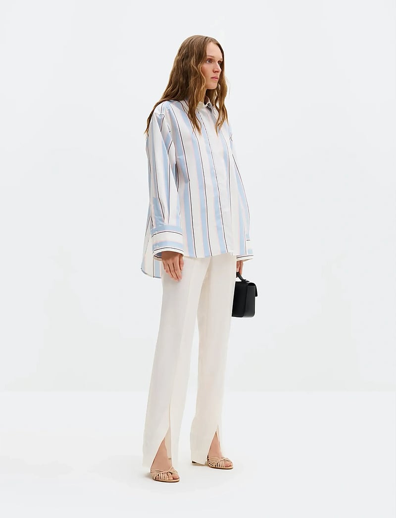 Malina - Classic Poplin Shirt - jeanshemden - sky blue stripe - 3