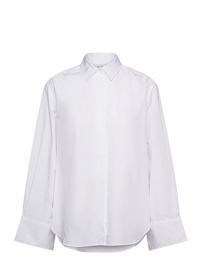 Malina - Classic Poplin Shirt - jeansowe koszule - white - 1