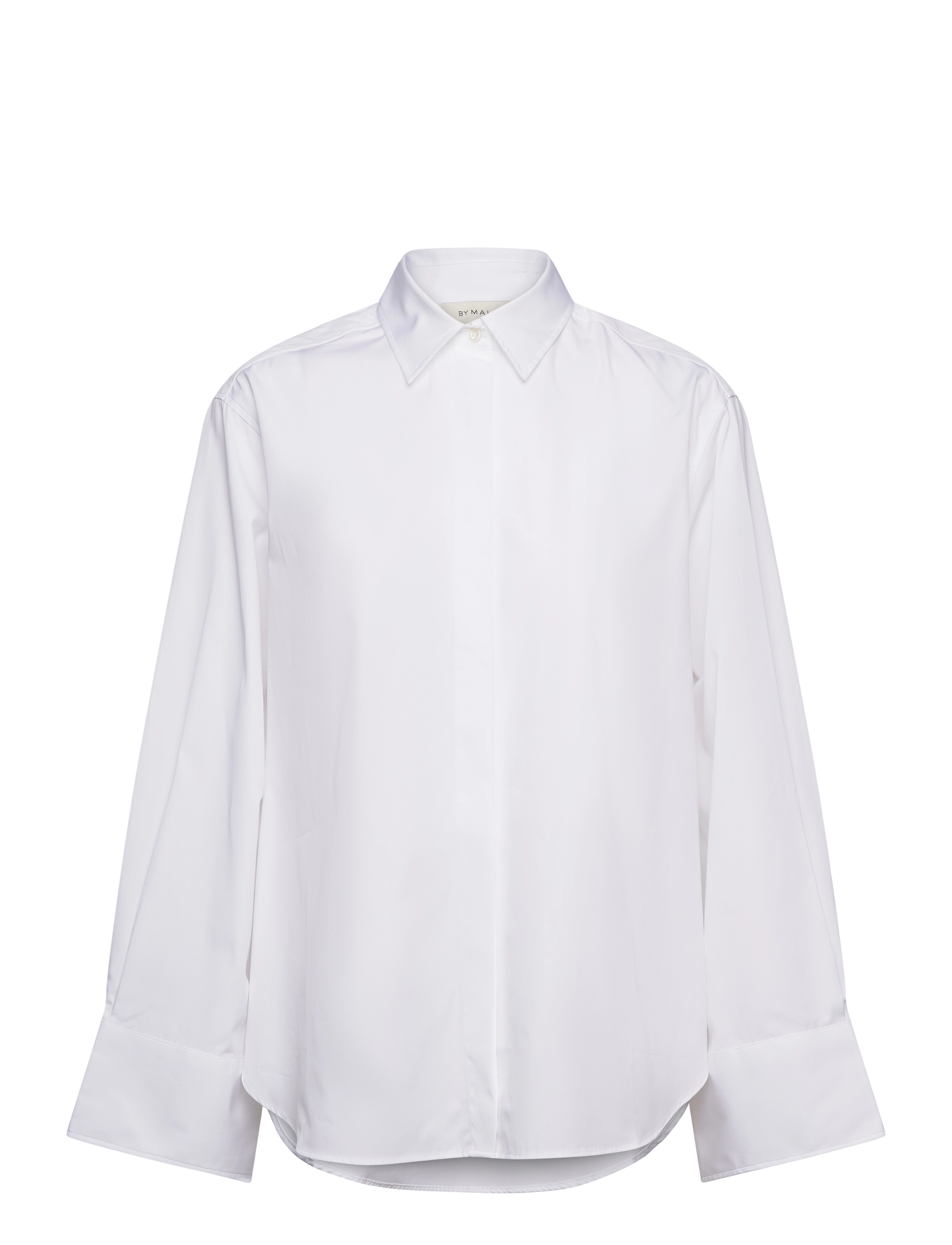 Malina Classic Poplin Shirt - Clothing - WHITE / white