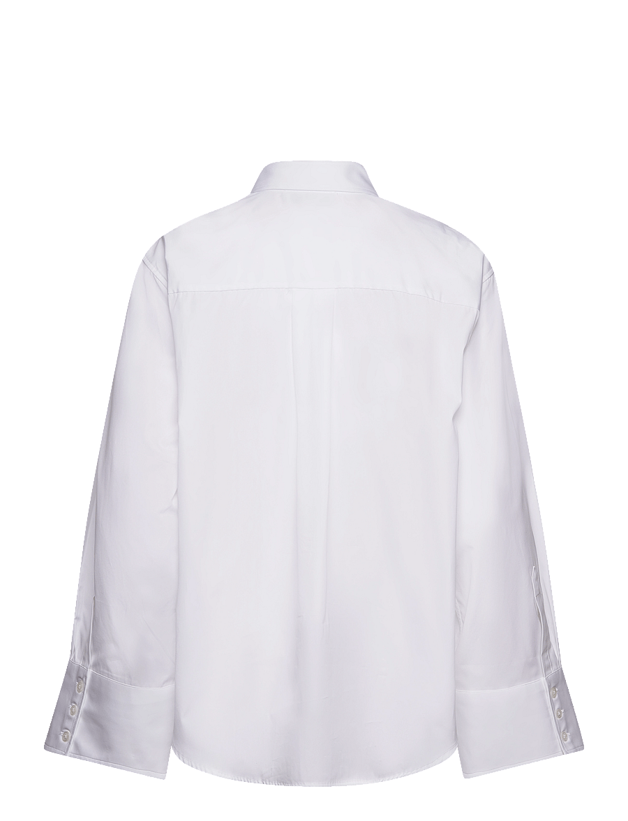 Malina - Classic Poplin Shirt - denimskjorter - white - 2