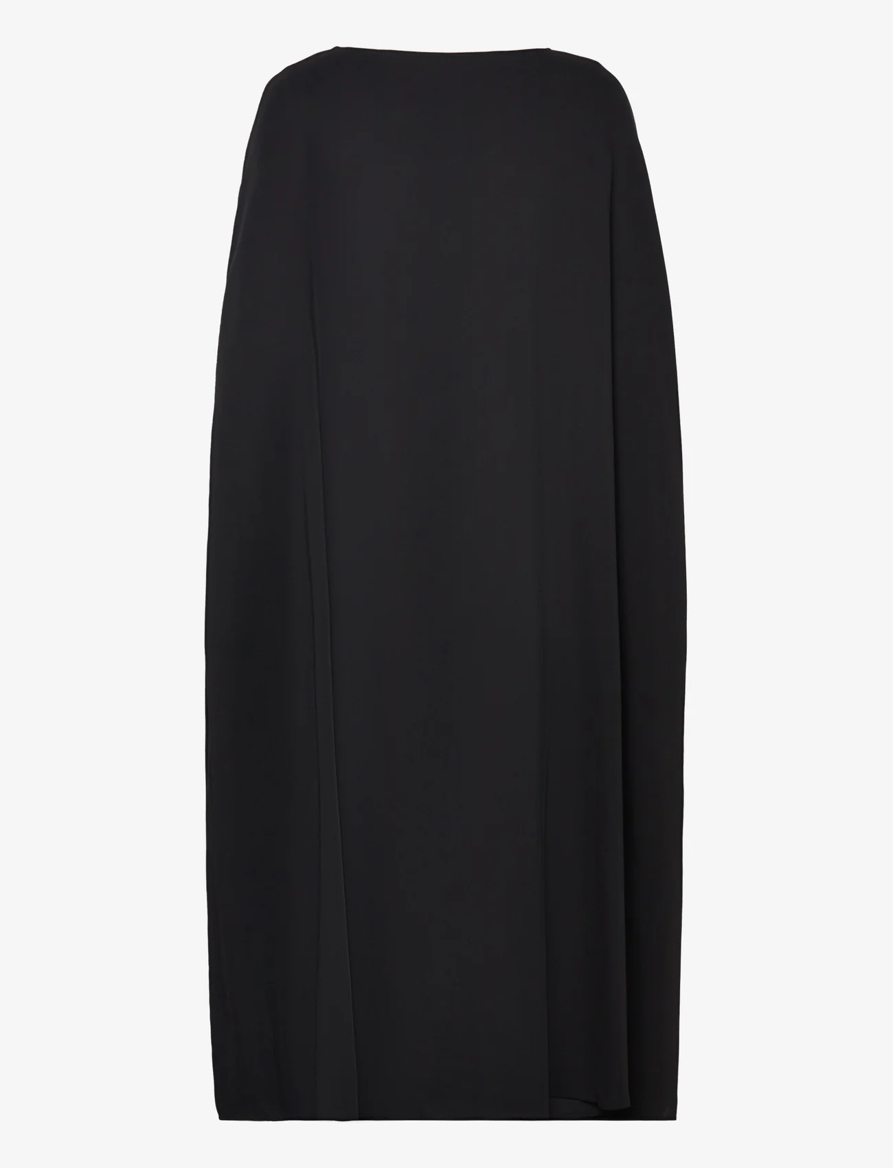 Malina - Norah cape detail midi dress - festklær til outlet-priser - black - 1