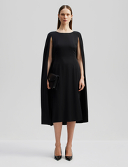 Malina - Norah cape detail midi dress - ballīšu apģērbs par outlet cenām - black - 2