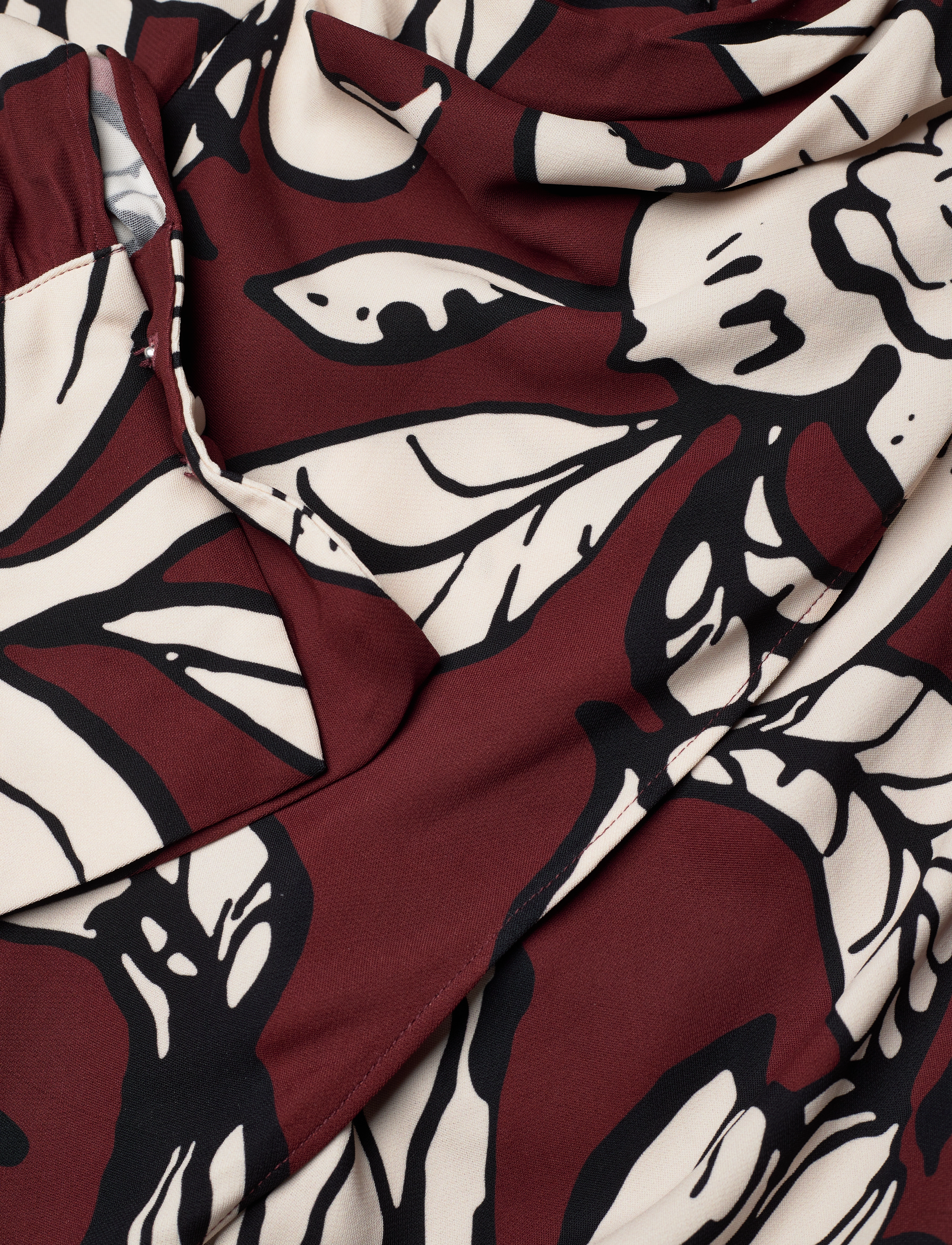 Malina - Savannah twisted neck detail midi dress - festtøj til outletpriser - pencil floral - 5