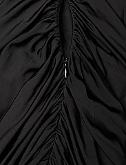 Malina - Katherine draped jersey midi dress - feestelijke kleding voor outlet-prijzen - black - 3