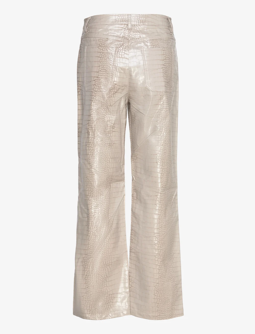 Malina - Daphne straight leg metallic pants - bukser med lige ben - grey - 2