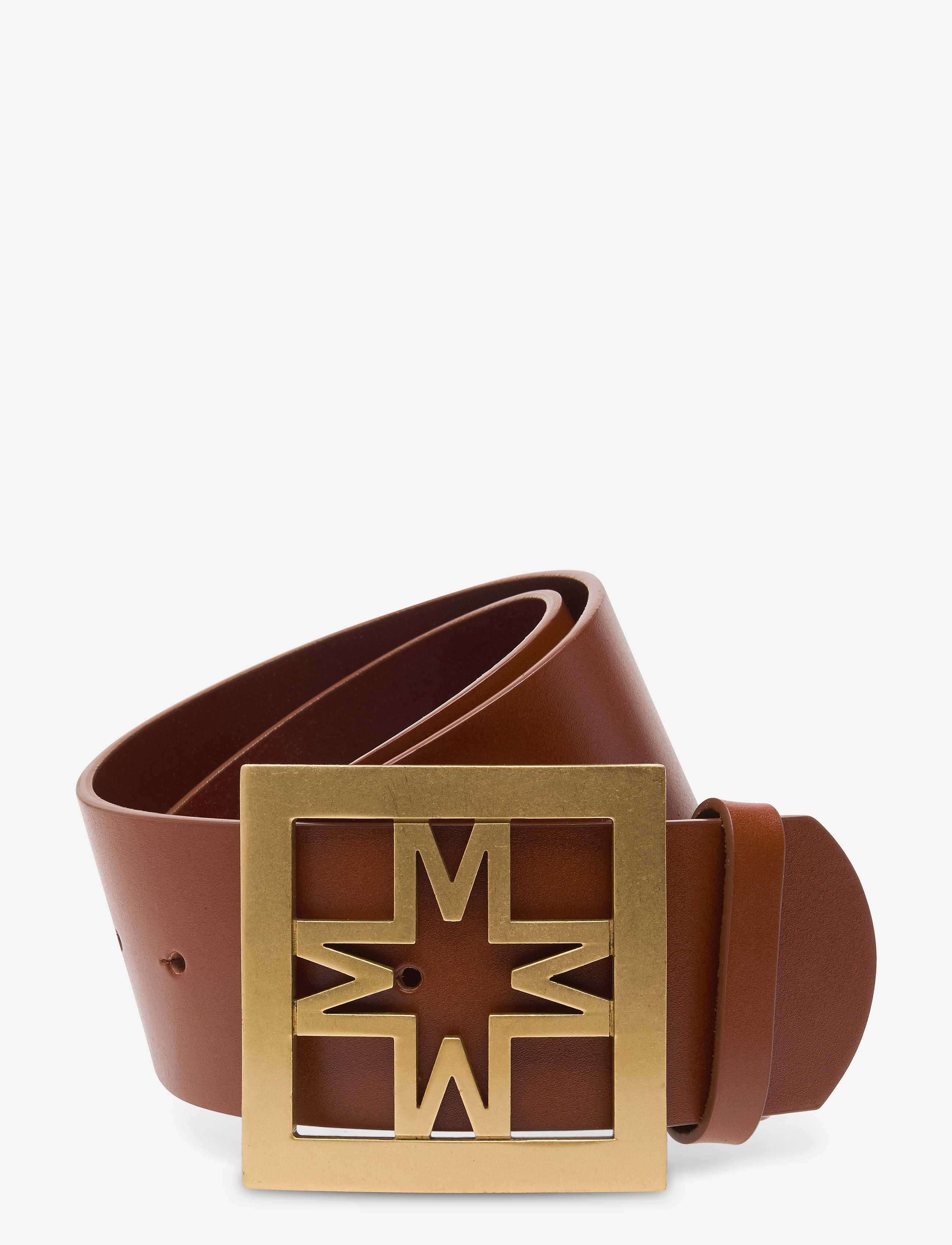 Malina - Iconic leather belt - cognac - 1