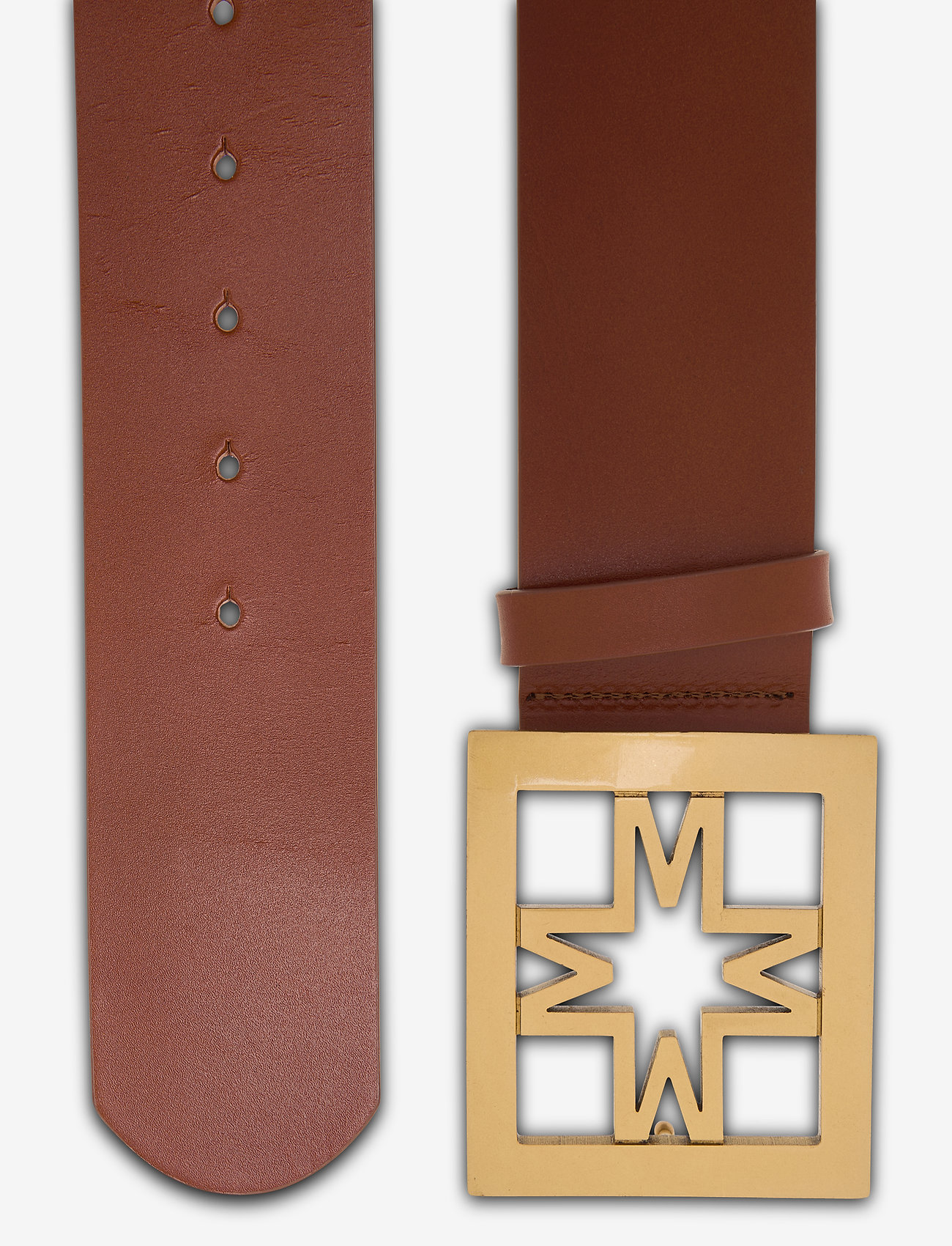 Malina - Iconic leather belt - gürtel - cognac - 1