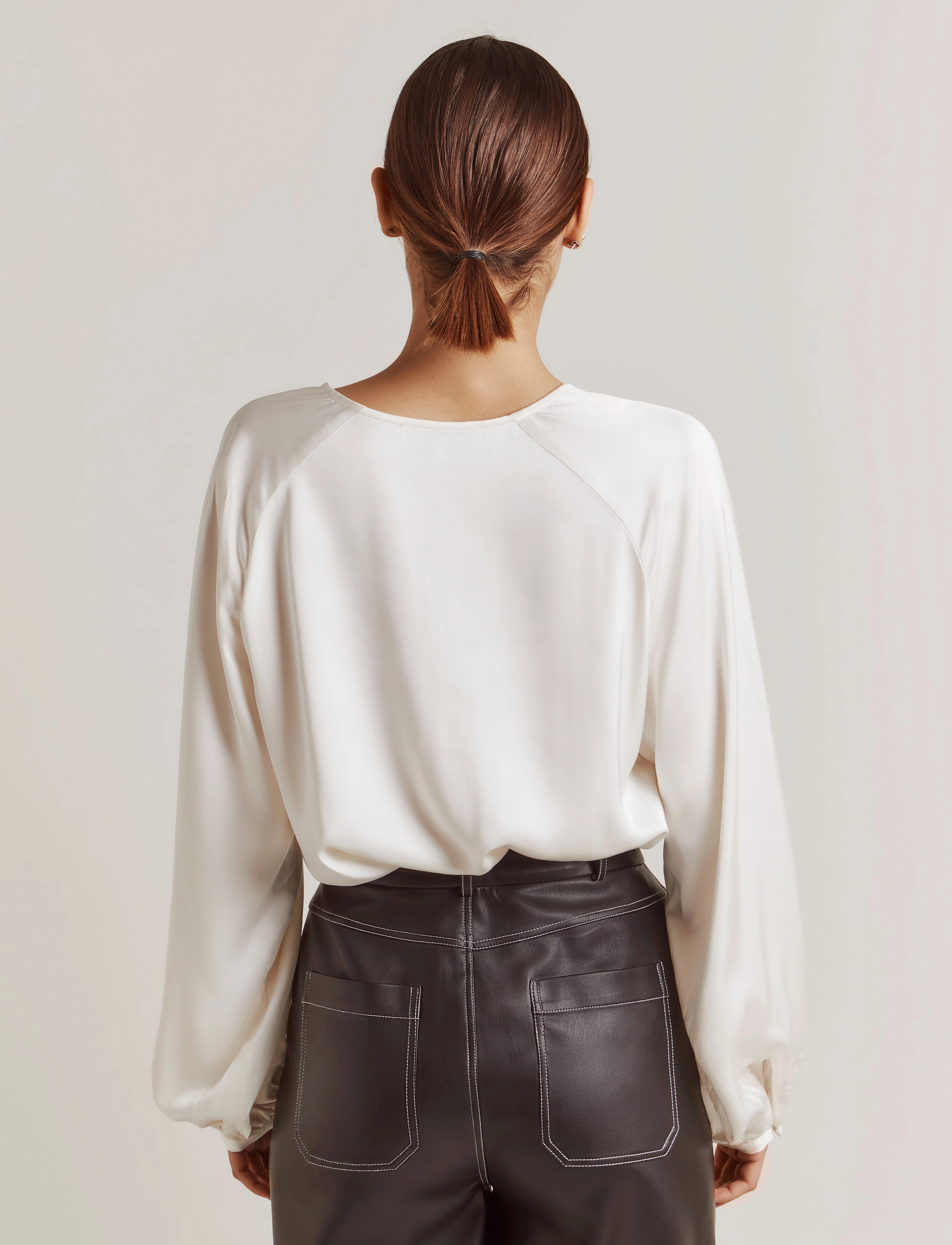 By Malina - Imilia Blouse - white - 2