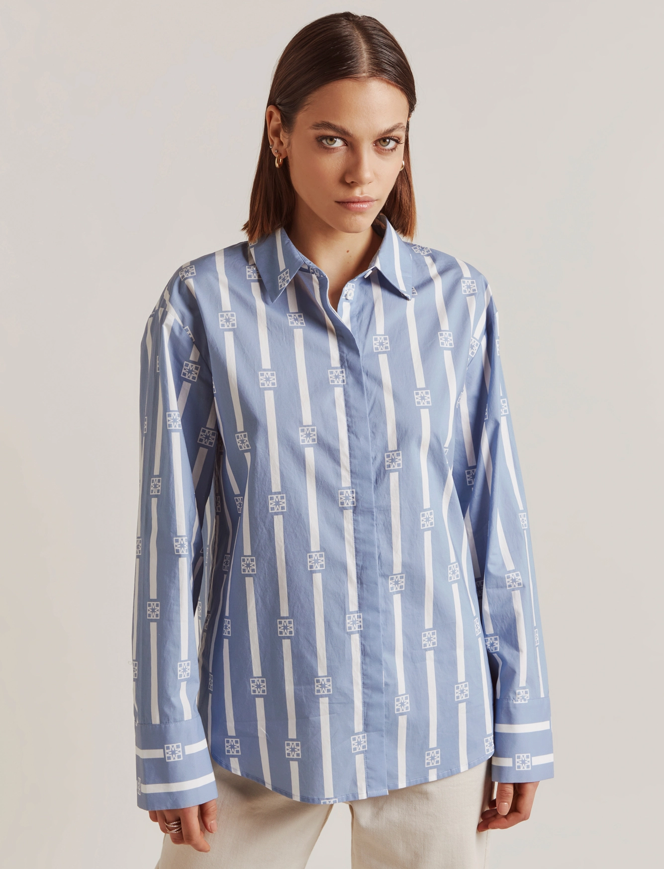 Malina - Nera Shirt - dove blue iconic - 2