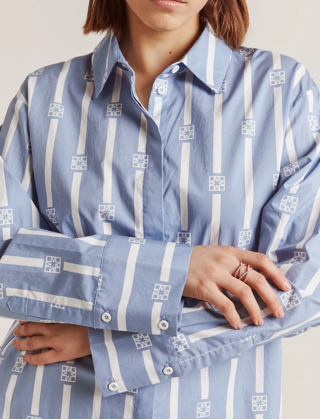 Malina - Nera Shirt - dove blue iconic - 5