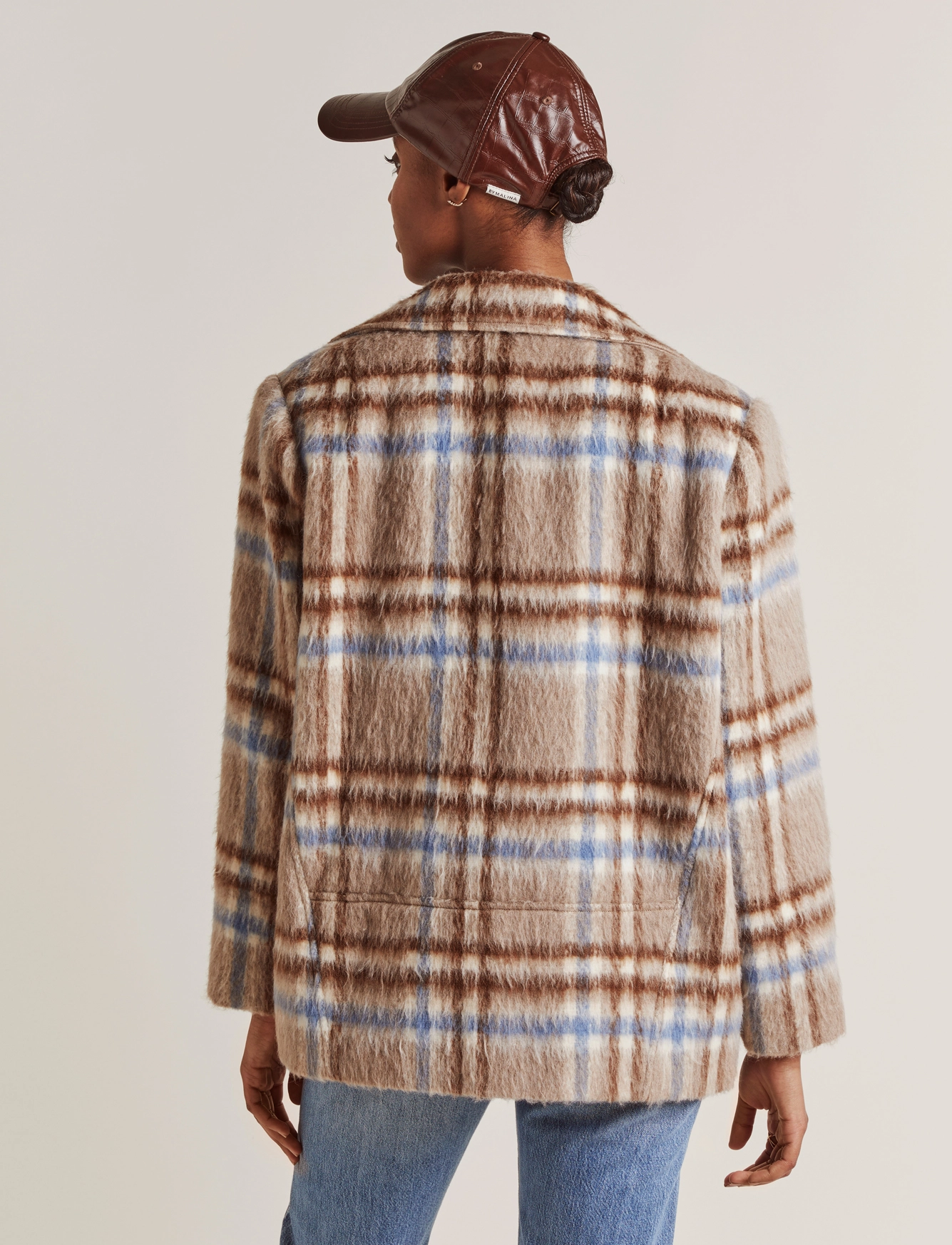 By Malina - Viola Jacket - beige check - 3