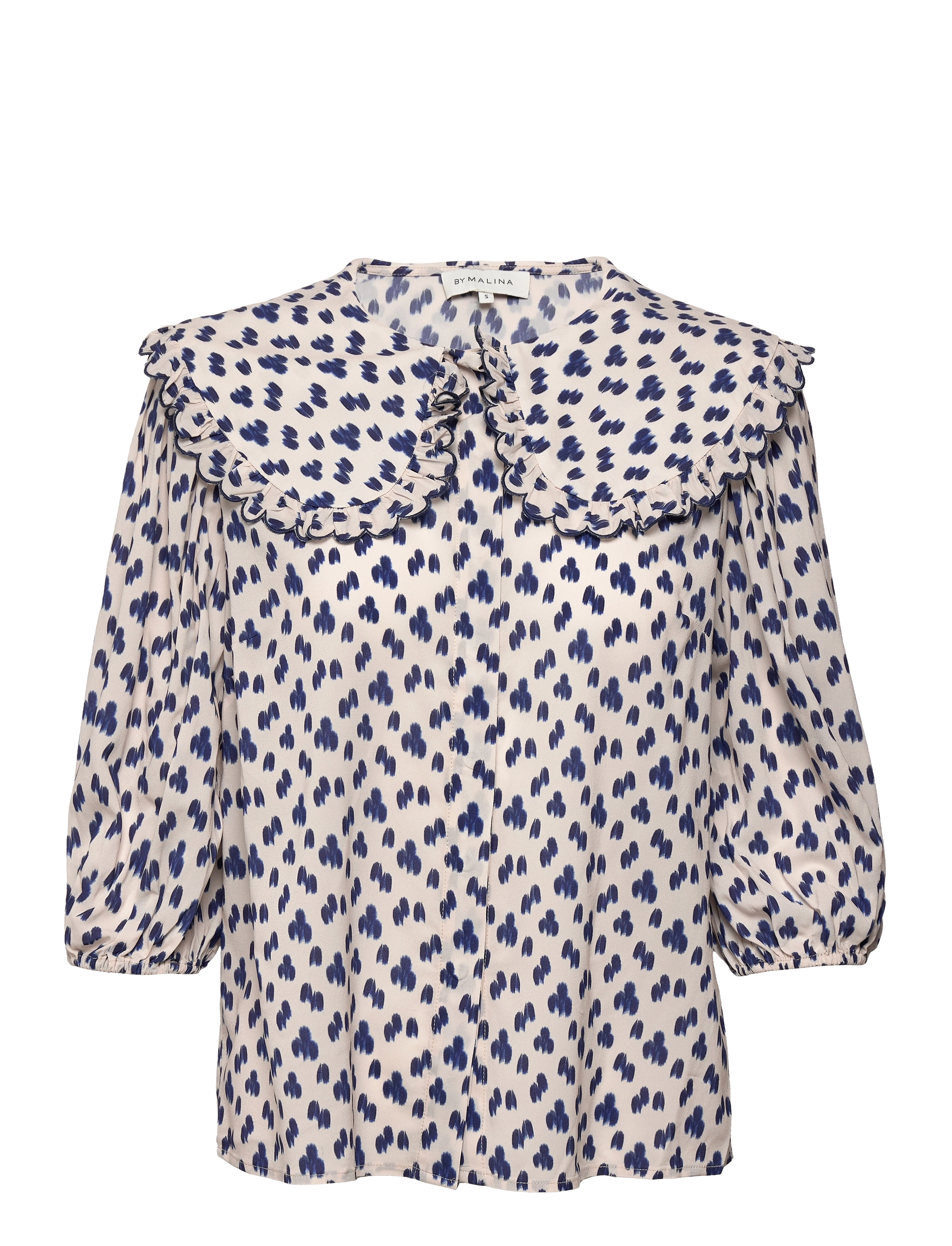 By Malina - Joelle Blouse - blue drops - 0