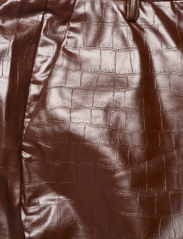 Malina - Giana Pants - leather trousers - hazel - 5