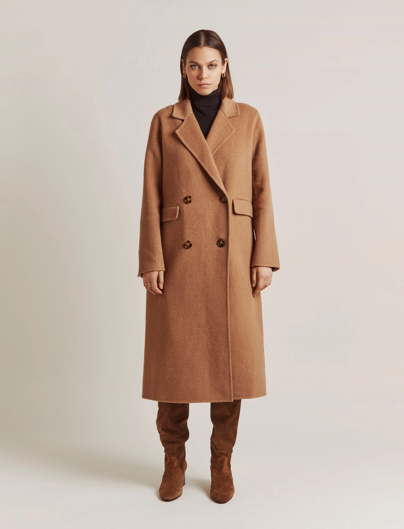 By Malina - Lauretta Coat - cognac - 2