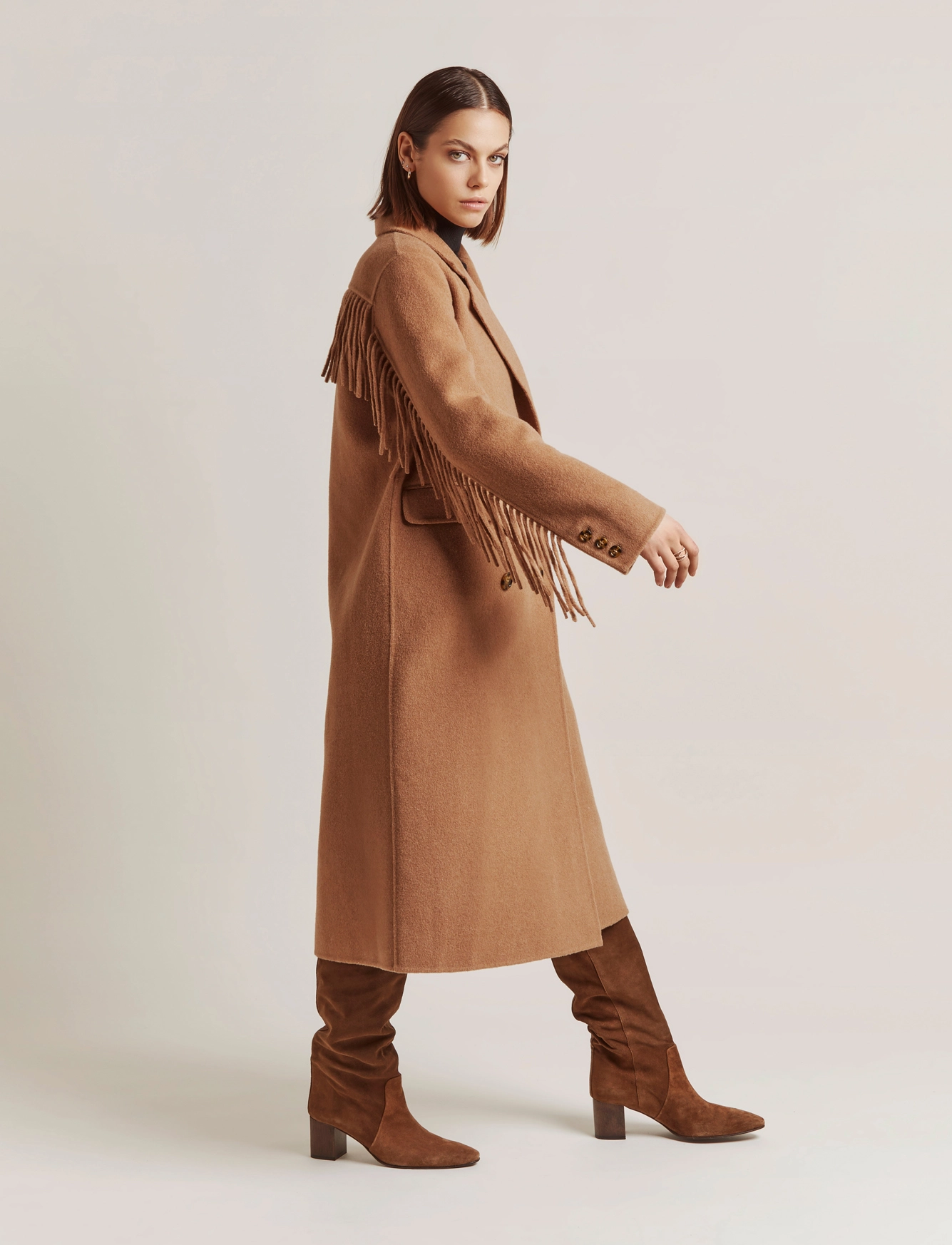 By Malina - Lauretta Coat - cognac - 4