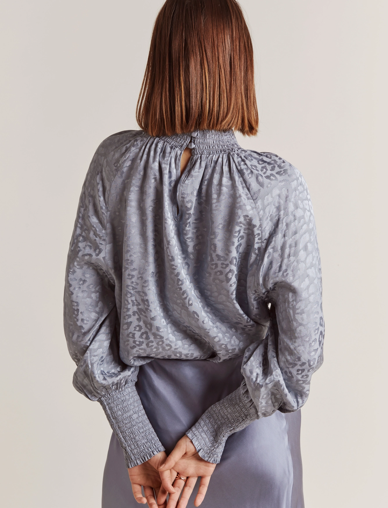 Malina - Anita Blouse - dove blue - 3
