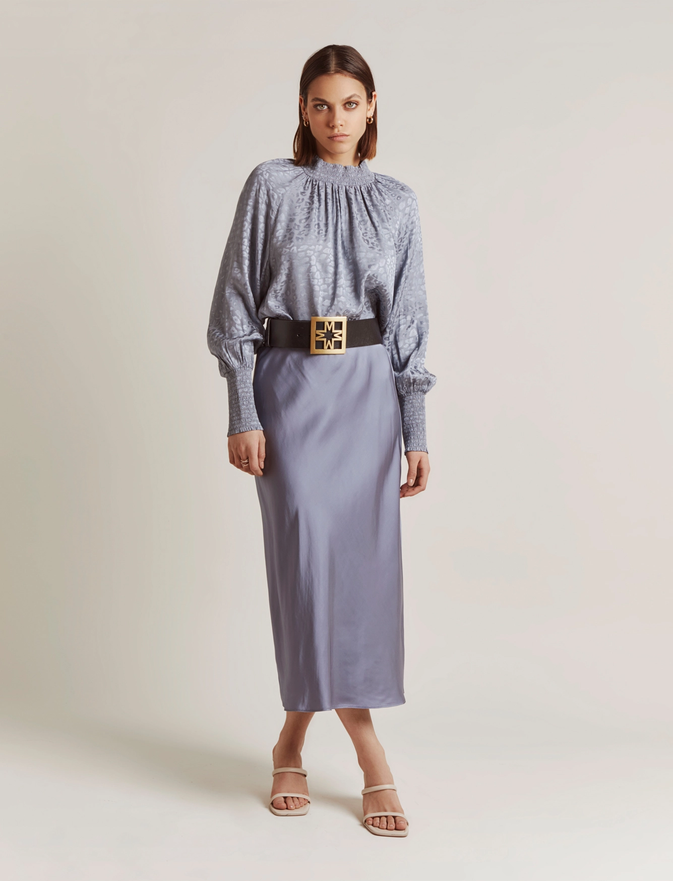 Malina - Anita Blouse - dove blue - 5