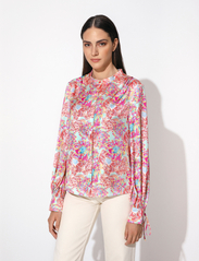 Malina - Gabriela Blouse - langærmede bluser - peony - 4