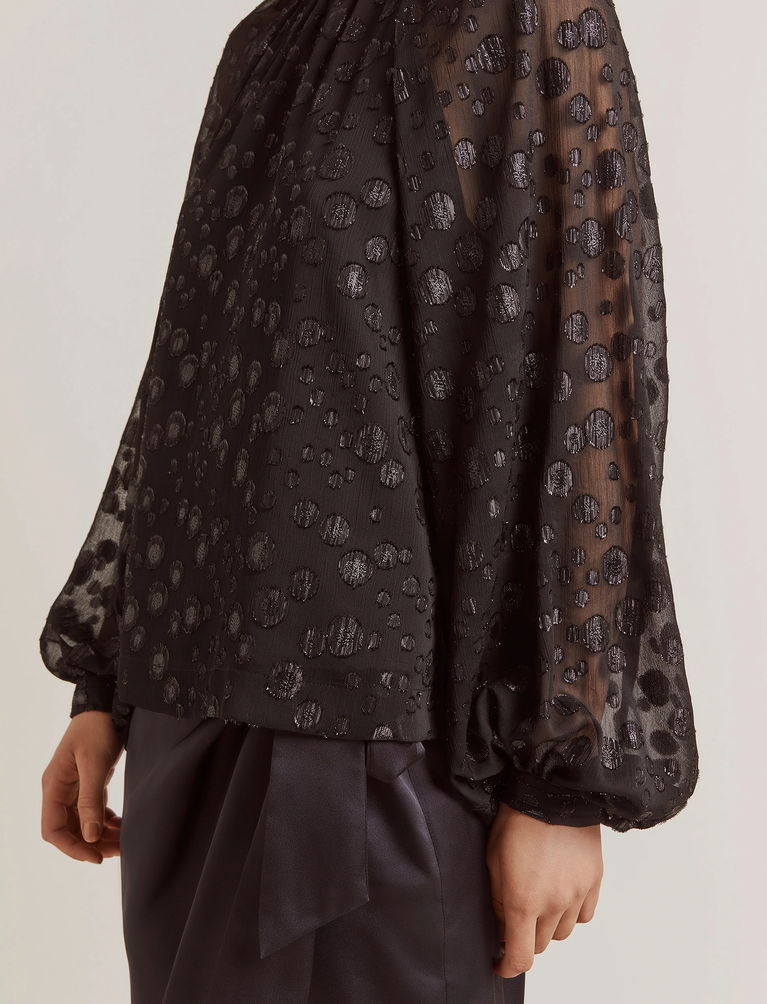 Malina - Giordana Blouse - black metallic - 5