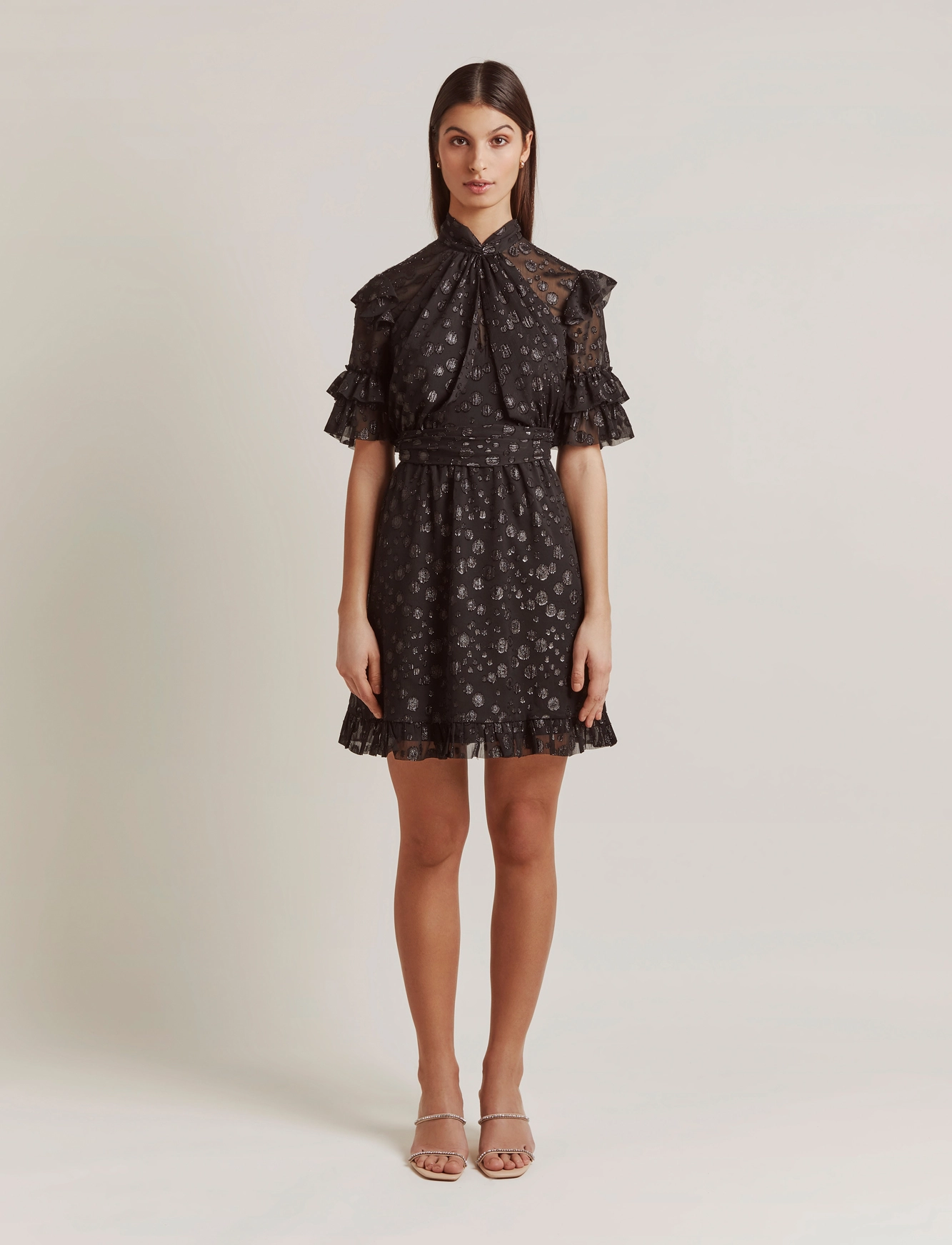 Malina - Cora Dress - black metallic - 2