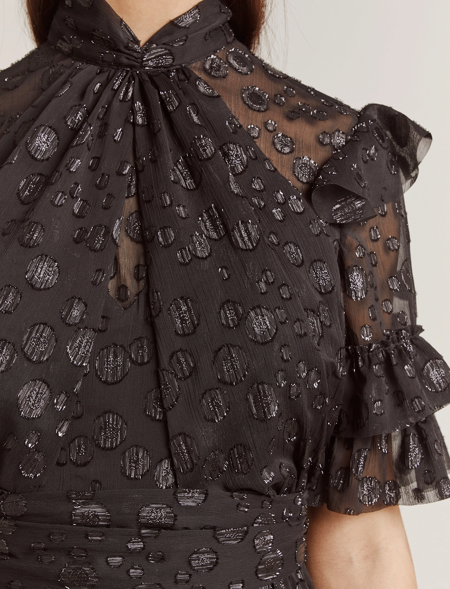 Malina - Cora Dress - black metallic - 5