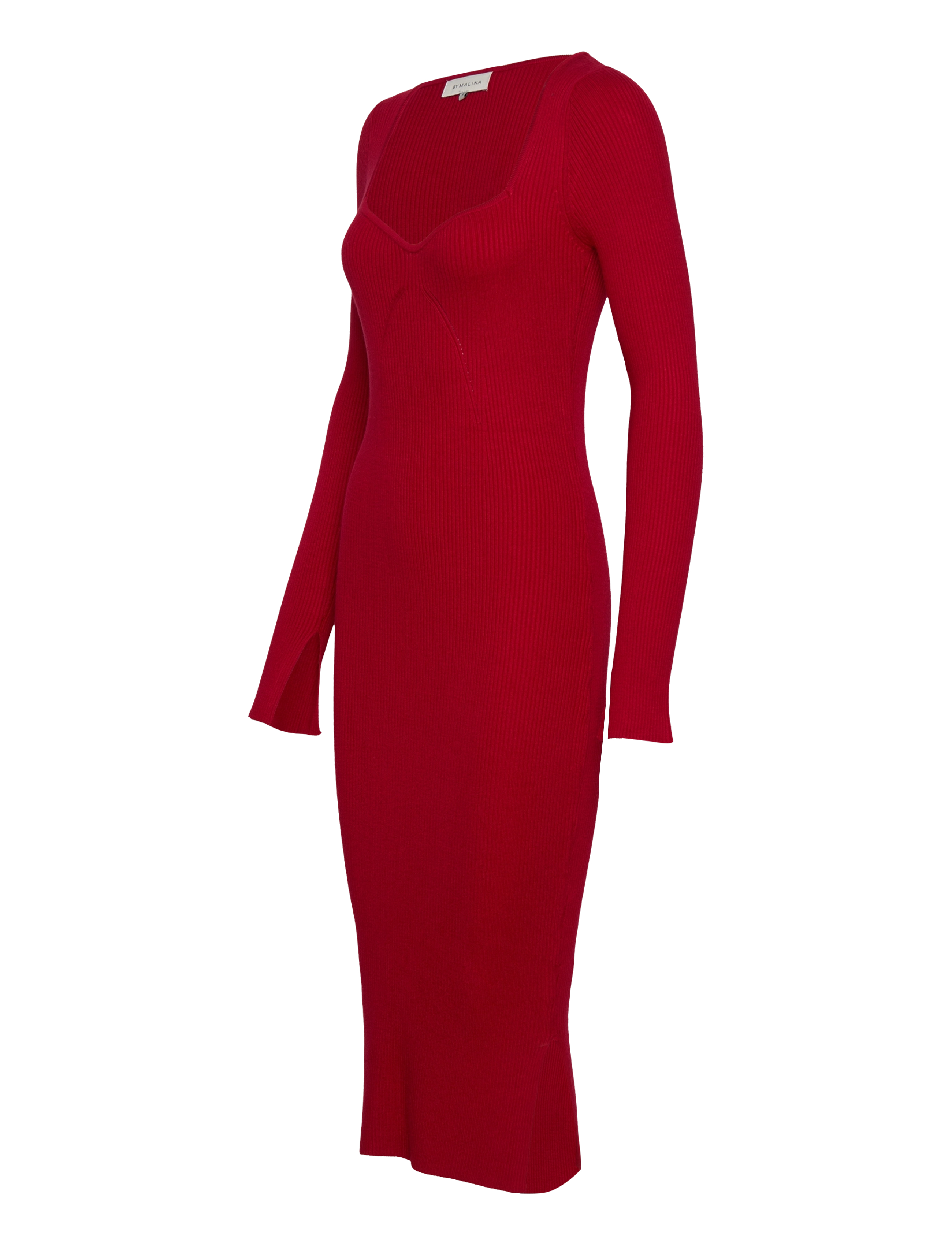 Malina - Tulip Dress - berry red - 3