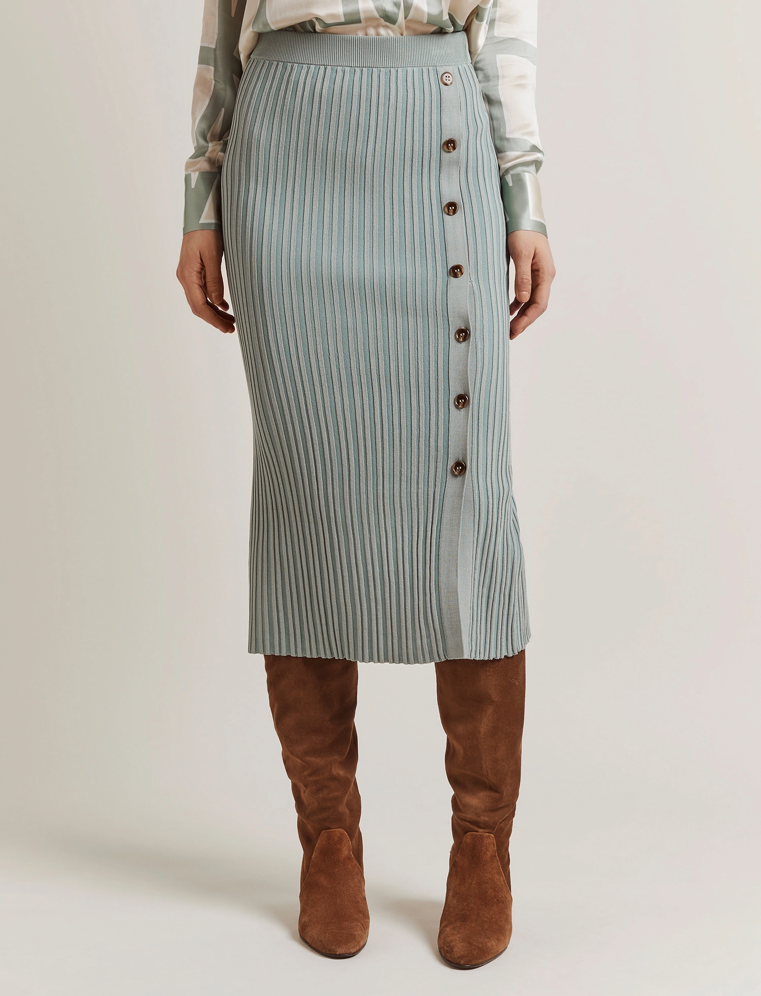 Malina - Alana Skirt - sage - 2