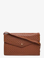 Malina - Leather Envelope Bag - festtøj til outletpriser - cognac embossed - 0