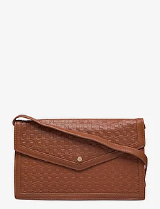 Leather Envelope Bag, Malina