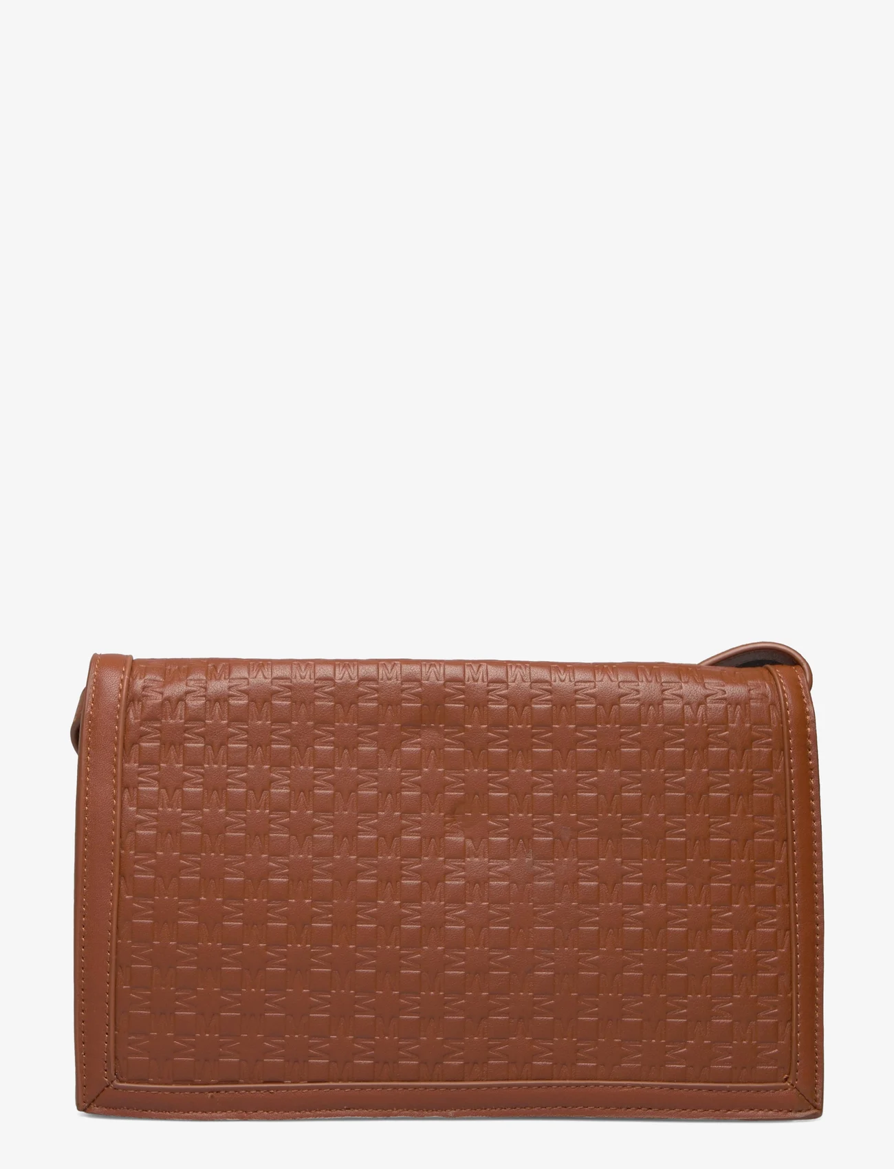 Malina - Leather Envelope Bag - cognac embossed - 1