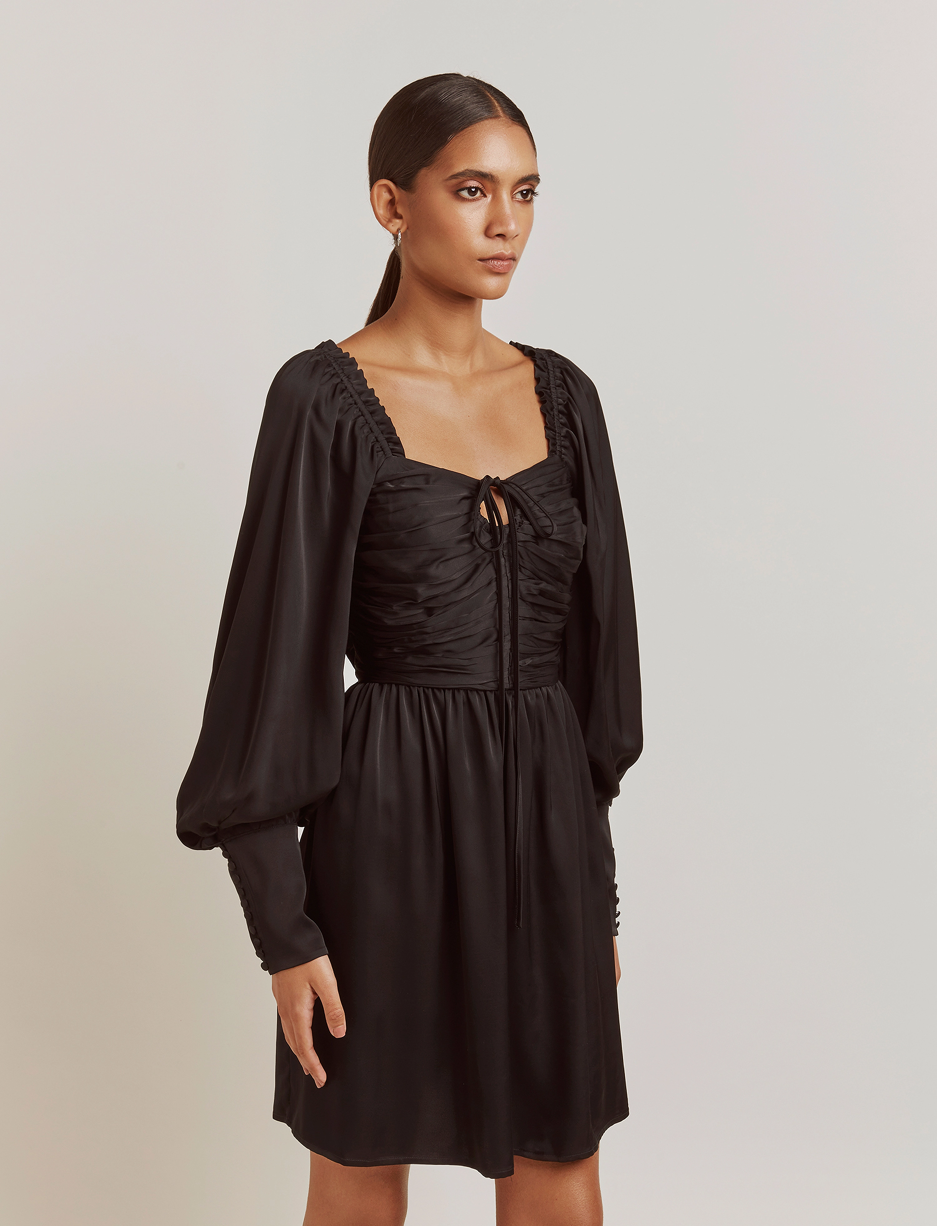 Malina - Gigi Dress - festtøj til outletpriser - black - 3