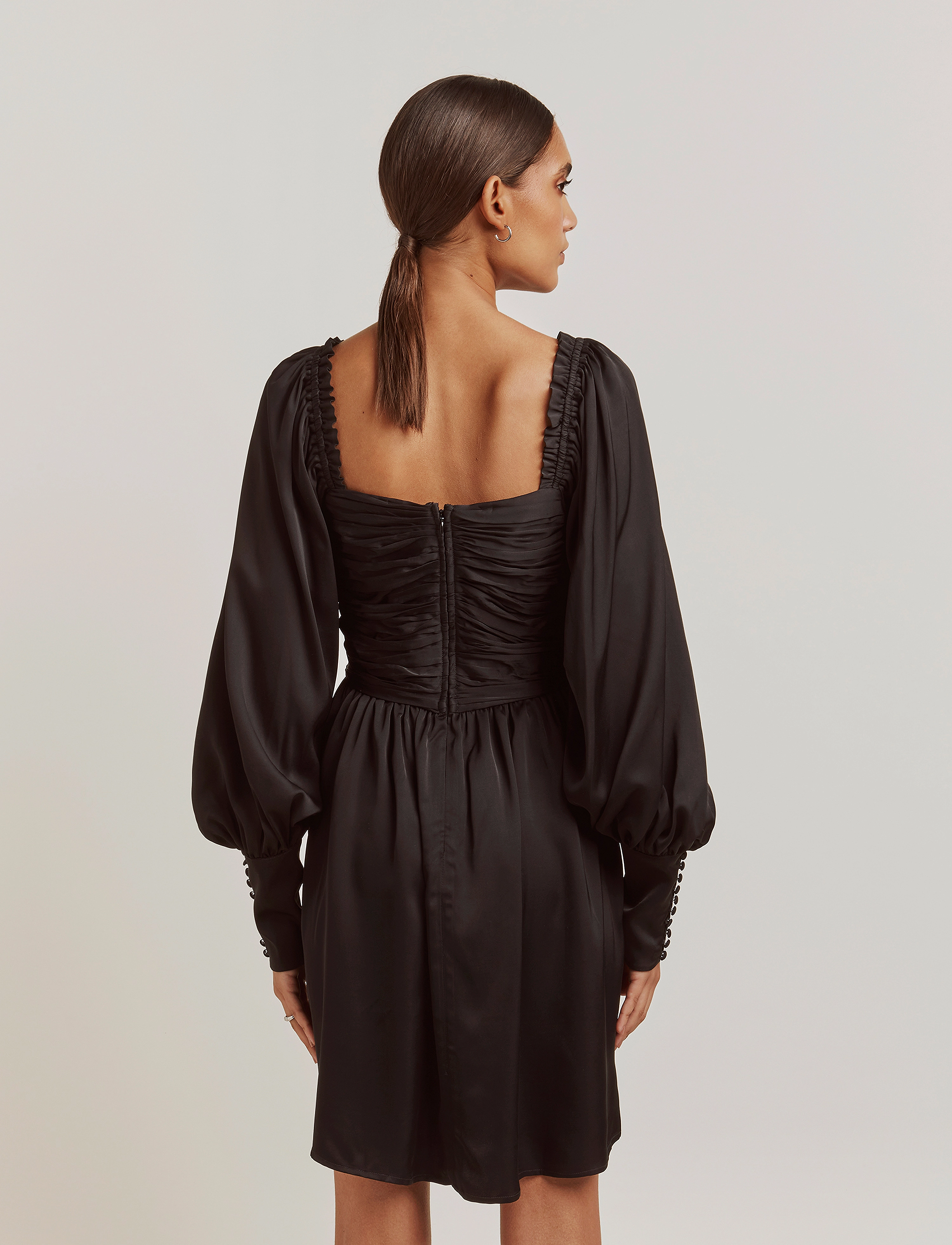 Malina - Gigi Dress - festtøj til outletpriser - black - 5
